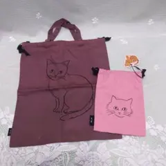 松尾ミユキ　巾着バッグ　Drawstring bag　2枚セット