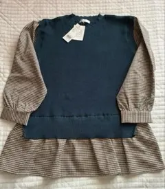 DRESKIP ニットベストドッキング トップス L