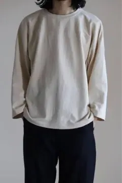廃盤COMOLI フットボールTシャツsize3エクリュ