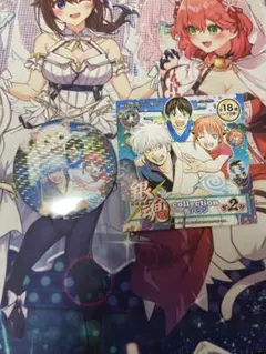 銀魂　コレクション缶バッジ 第2弾　坂田銀時＆志村新八＆神楽＆定春（レア）