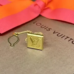 良品】【ルイヴィトン】ネクタイピン LV ロゴ ゴールド色 結婚式