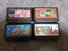 ファミコンRPGまとめ売り！エニックス　ドラゴンクエスト・Ⅱ・Ⅲ・Ⅳ　フルセット
