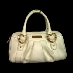 美品　サマンサベガ　レザー　2way ショルダー ハンド バッグ　ホワイト　白