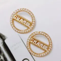 ラスト1 ★ CHANEL 正規品 ボタン ヴィンテージ パール