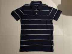 UNIQLO ポロシャツ ネイビー ボーダー S
