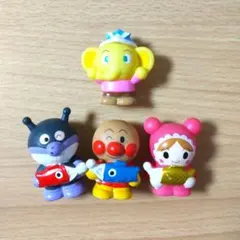 アンパンマン　指人形　ゆび人形　ソフビ　こいのぼり　こどもの日　かぶと
