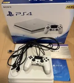 PlayStation4 500GBホワイト 本体 ＋コントローラー＋付属品
