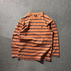 00s HANG TEN ボーダー L カットソー 長袖 クルーネック ロンTのサムネイル