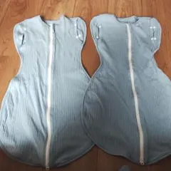 水色 ベビースリーパー 2点セット