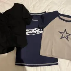 半袖Tシャツ 3枚セット（黒・ネイビー・グレー）