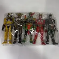 BANDAI 仮面ライダー響鬼シリーズ ソフビ フィギュア 5体　約17センチ