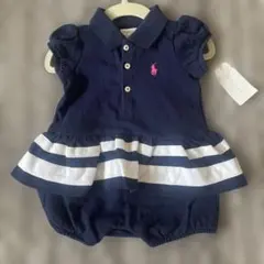 【新品未使用品】Ralph Lauren 半袖ワンピース パンツ付き 9M