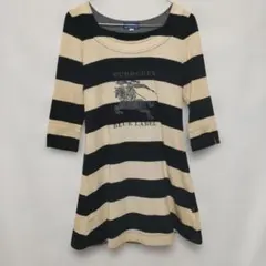 BURBERRY BLUE LABEL ワンピース 膝丈 ボーダー38/M
