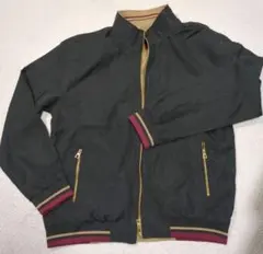 ブルゾン ジッパー付き ブラック