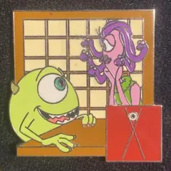 ピクサー モンスターズインク ピンバッジ　 Dining Mystery