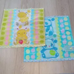 Moco+Heart ミニタオル 2枚セット　タオルハンカチ