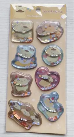 【正規品】ポムポムプリン　ウォーターシール サンリオ サンスター文具