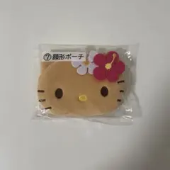 ハローキティ1番くじ 日焼けキティ 顔型ポーチ