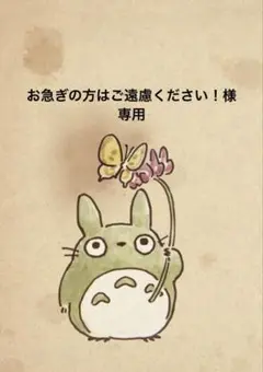 お急ぎの方はご遠慮ください！様