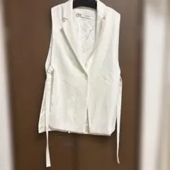 ZARA 白 ジャケットのサムネイル