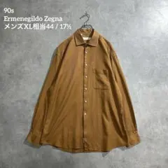 90s Ermenegildo Zegna コットンシャツ イタリア製 XL相当のサムネイル
