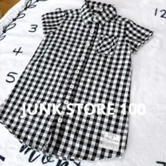 JUNK STORE ギンガムチェック 半袖ワンピース 100のサムネイル