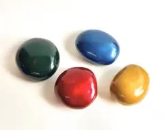 カラフル 石置物 4個セット インテリア オブジェのサムネイル
