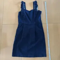 フィント　デニム ノースリーブ ワンピースのサムネイル