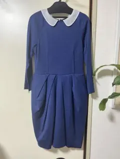LANVINランバンオンブルーワンピース