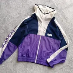 New Balanceニューバランスフルジップジャケット ネイビー・パープルМ