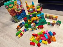 知育玩具　おもちゃ　幼児　レゴ　デュプロ　箱付き　アンパンマンブロックのサムネイル