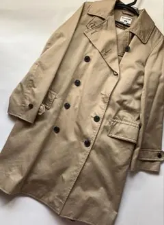 ユニクロ＆イネス　ベージュ系トレンチコート Mサイズ 取外可能な裏ボア付き