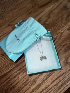 Tiffany & Co. ダブルハートタグ ネックレス