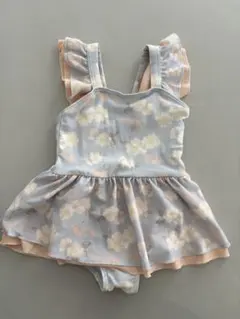 女の子用水着 100cm 花柄