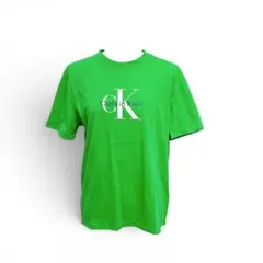 カルバンクライン CKロゴTシャツ グリーン M 新品タグ付き