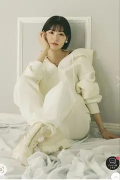 MIEL CRISHUNANT　もちもちハイウエストスウェットパンツ