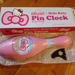 【非売品未使用】ROUND1×Hello Kitty Pin Clock