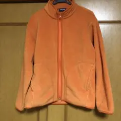 UNIQLO オレンジ フリースジャケット M