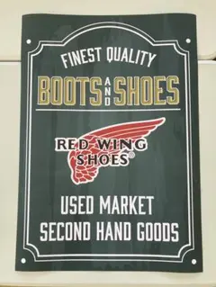 RED WING 看板 ポスターUSED市場 REDWING レッドウィング 東京新丸ビル店記念限定 ノベルティ レザー