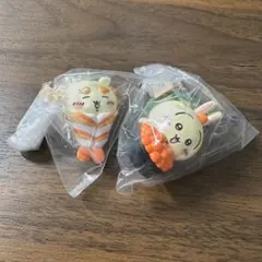 ガチャガチャ　うさぎ　シーサー　ちいかわ寿司　フィギュアキーホルダー