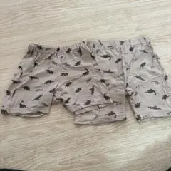 恐竜柄　パンツ 80/95 お揃い