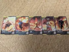 ガンバレジェンズ　クロマティック　x2弾　CP　5枚セット 赤