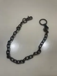 D&G ウォレットチェーン イタリア製 キーリング ロゴチャーム レア