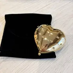 コンパクトミラー ハート