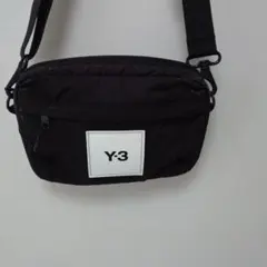 Y-3 ブラックショルダーバッグ