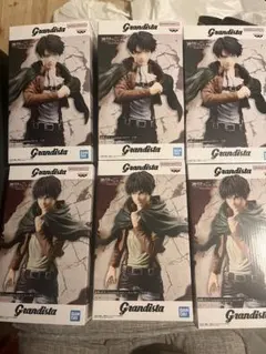 進撃の巨人エレン＆リヴァイ6体セット