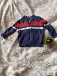 Polo Ralph Lauren 12M セーター ネイビー/レッド
