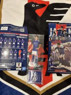 佐野海舟　BANDAIセット　レア！一番くじサッカー日本代表G賞＋キラカードのサムネイル