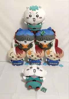 僕のヒーローアカデミア×ちいかわ めちゃもふぐっとぬいぐるみ 3種2セット+1体