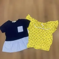 フレアトップス 130cm 半袖Tシャツまとめうり　女の子